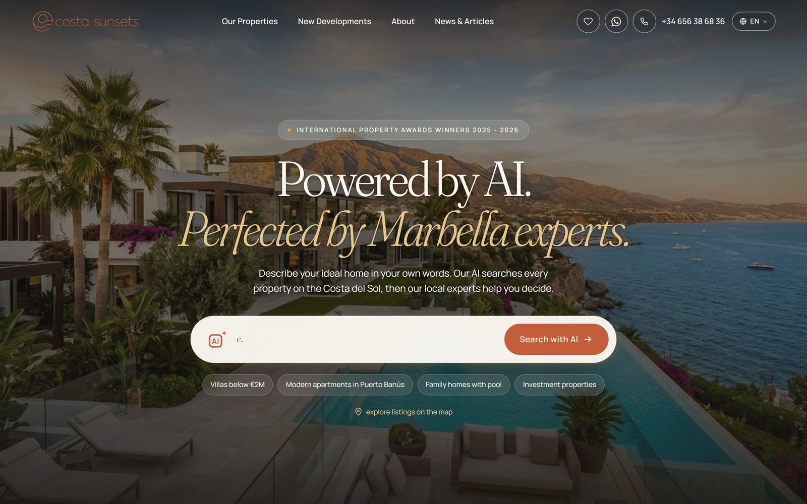 costasunsets.com — built on the Propelos Website Platform